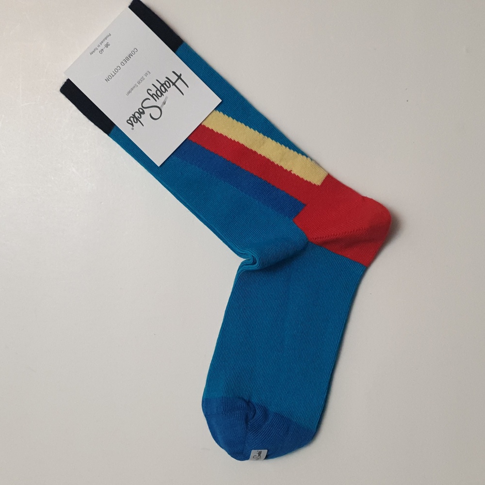 Happy Socks Women Socks EU 36-40, US 5.5 - 9.5 Brand New Combed Cotton #37